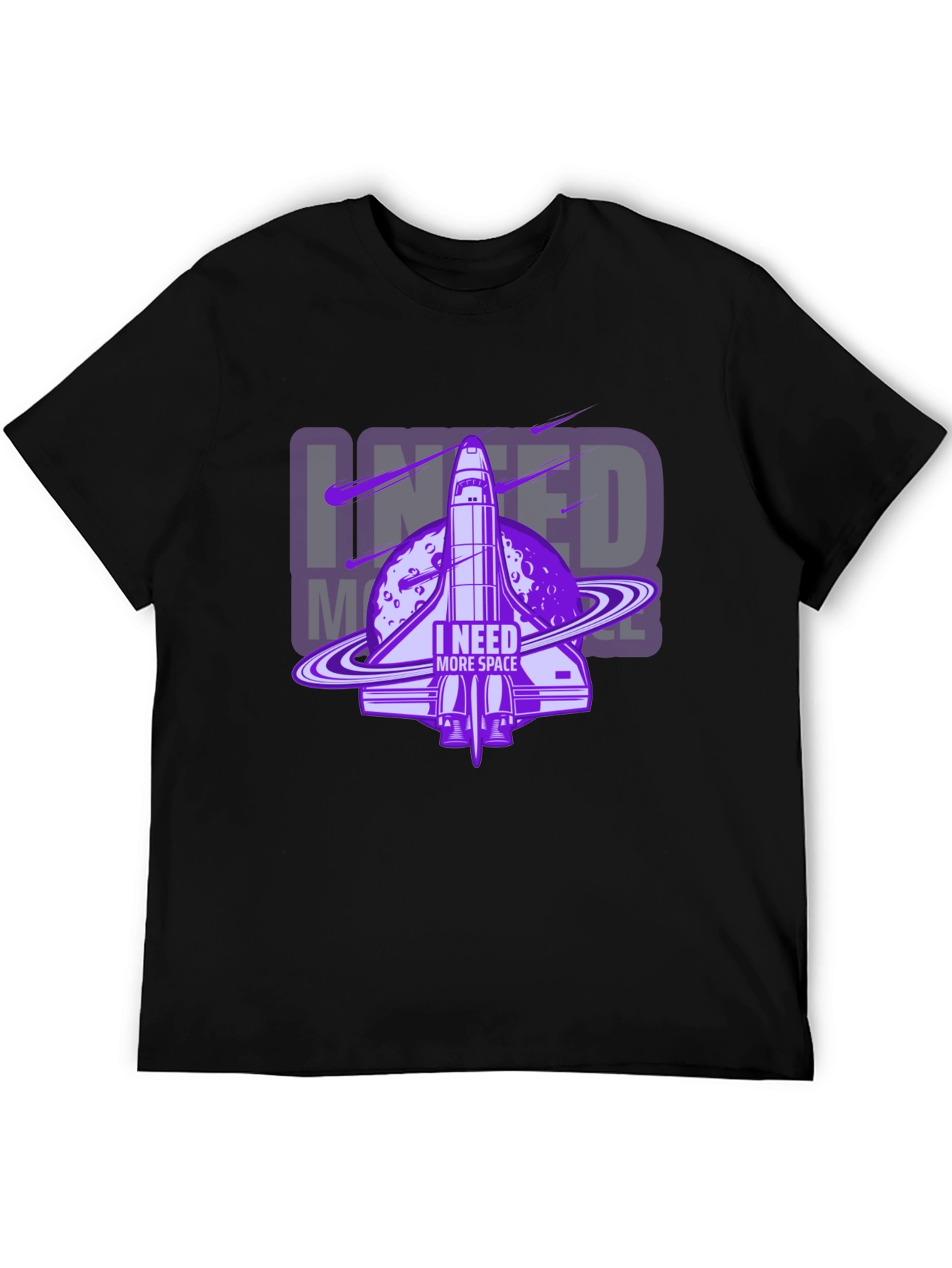 I Need More Space T-Shirt - Galaxy Shuttle Design