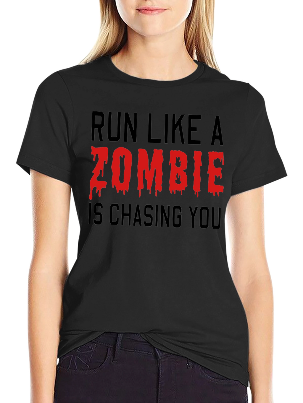 Run Like a Zombie T-Shirt - Black