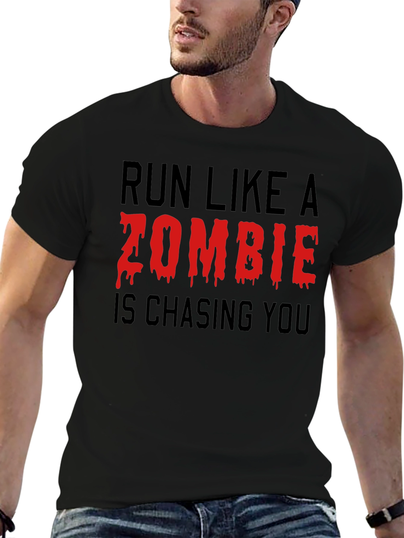 Run Like a Zombie T-Shirt - Black