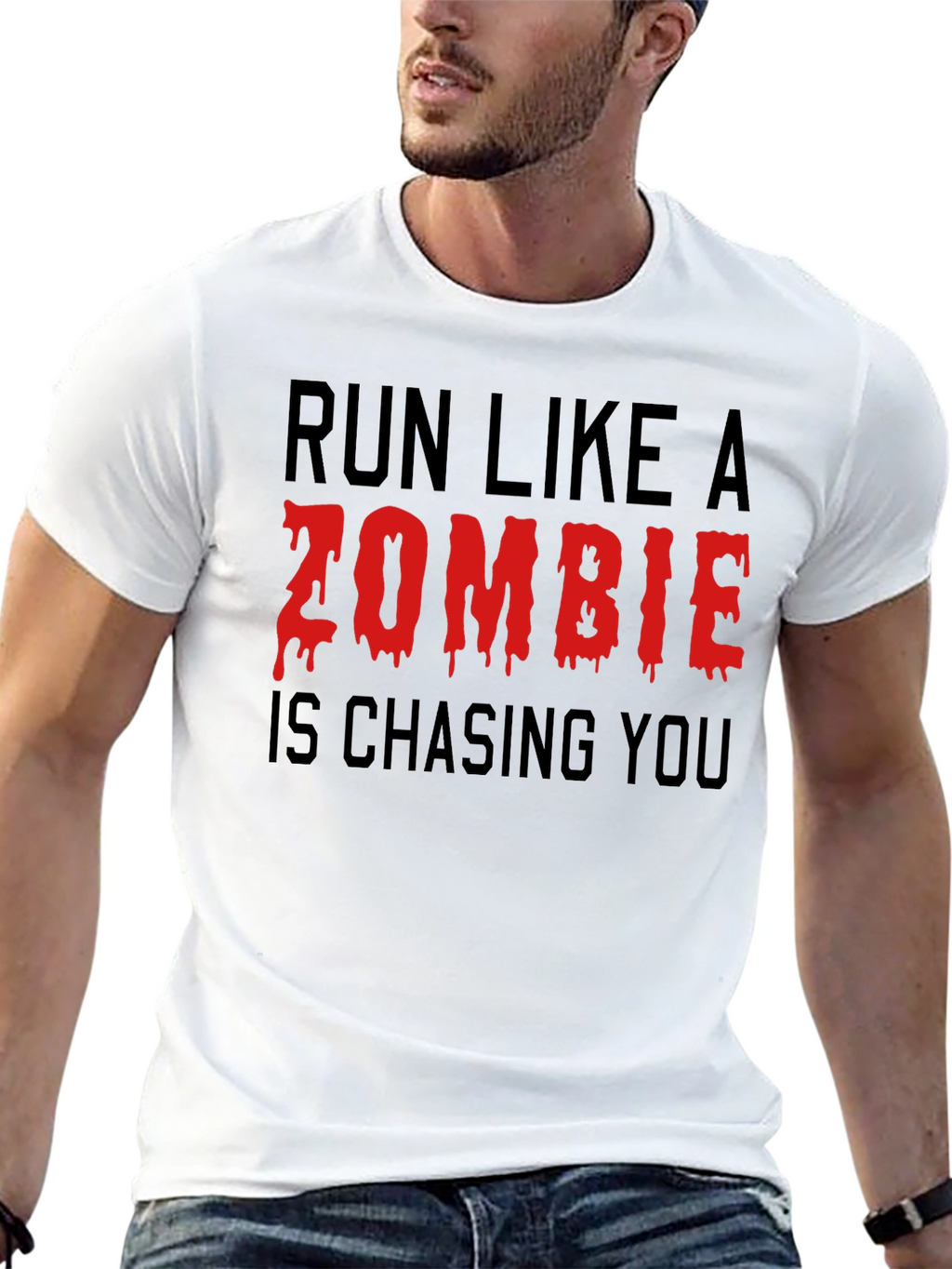 Run Like a Zombie T-Shirt - Black