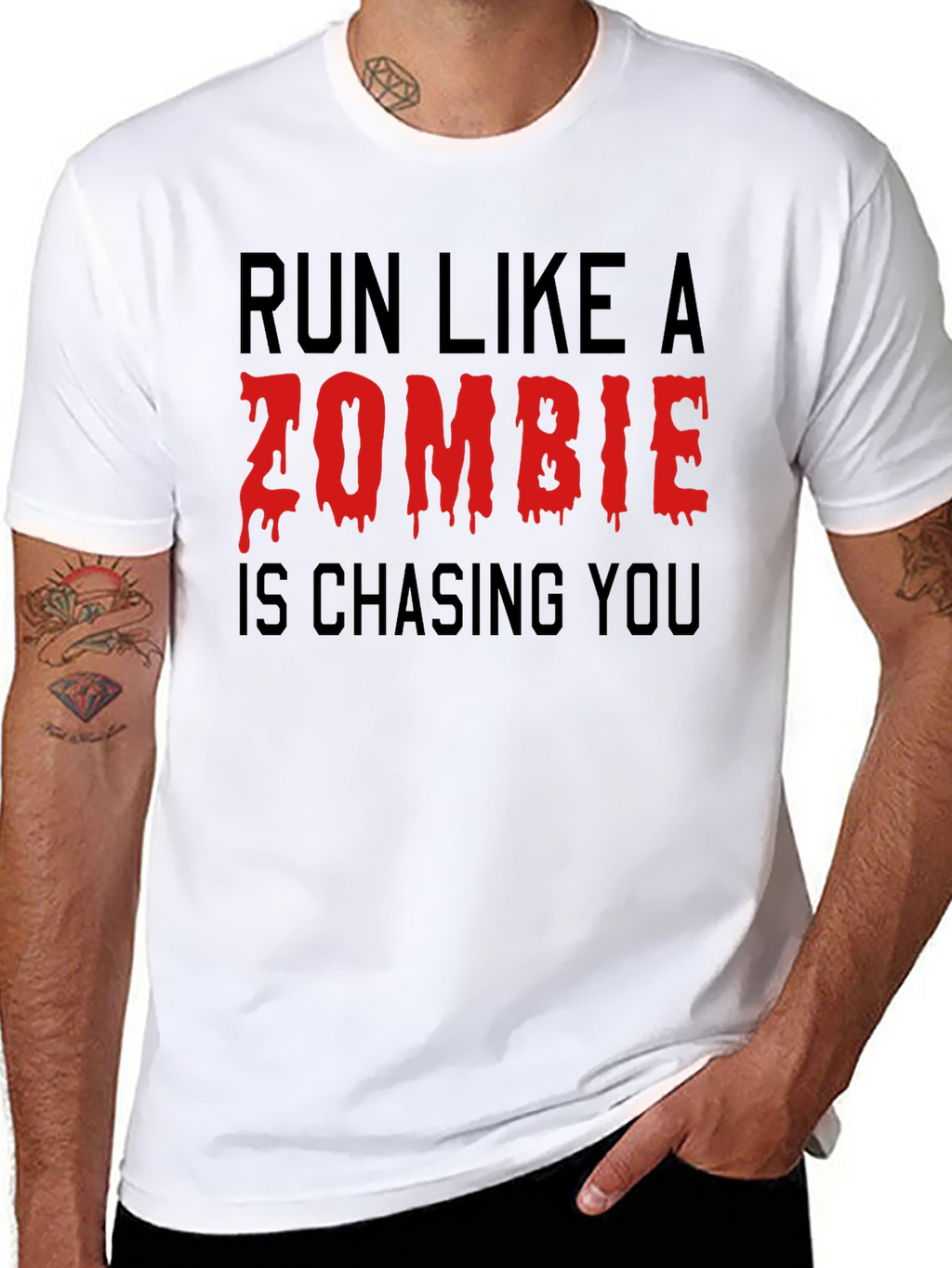 Run Like a Zombie T-Shirt - Black