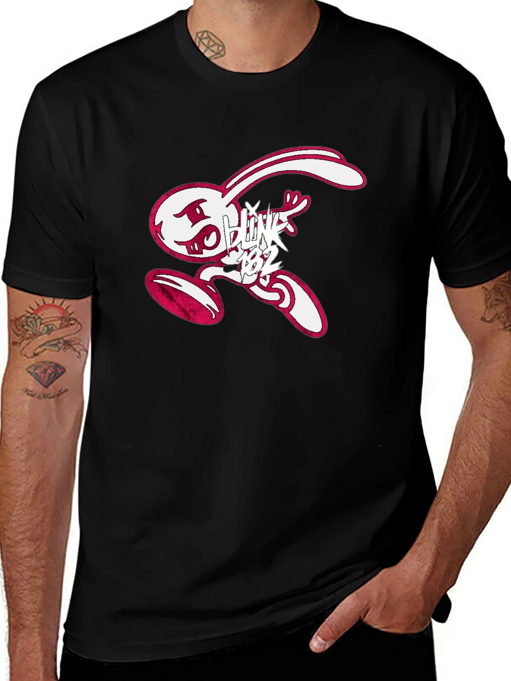 Blink-182 Bunny Black Tee