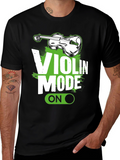 Violin Mode On - Graphic T-Shirt