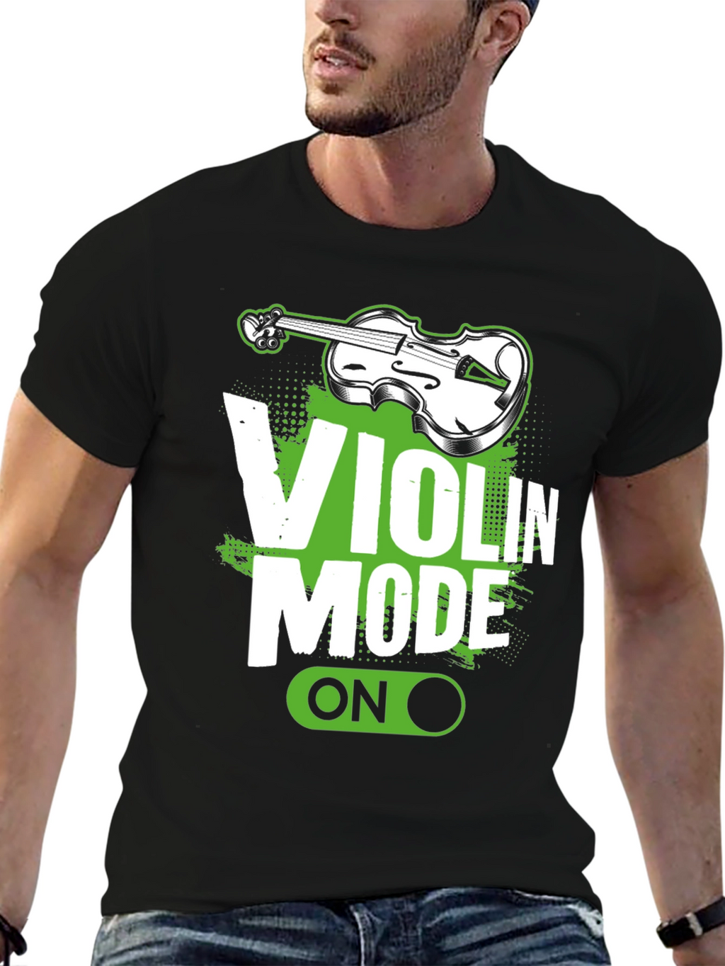 Violin Mode On - Graphic T-Shirt