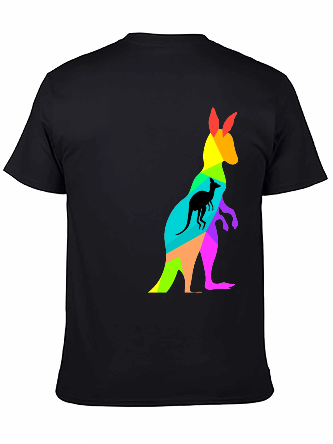 Rainbow Kangaroo Graphic Tee