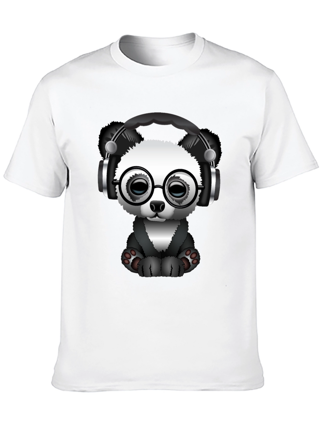 Cool Panda T-Shirt - Black Tee with Graphic