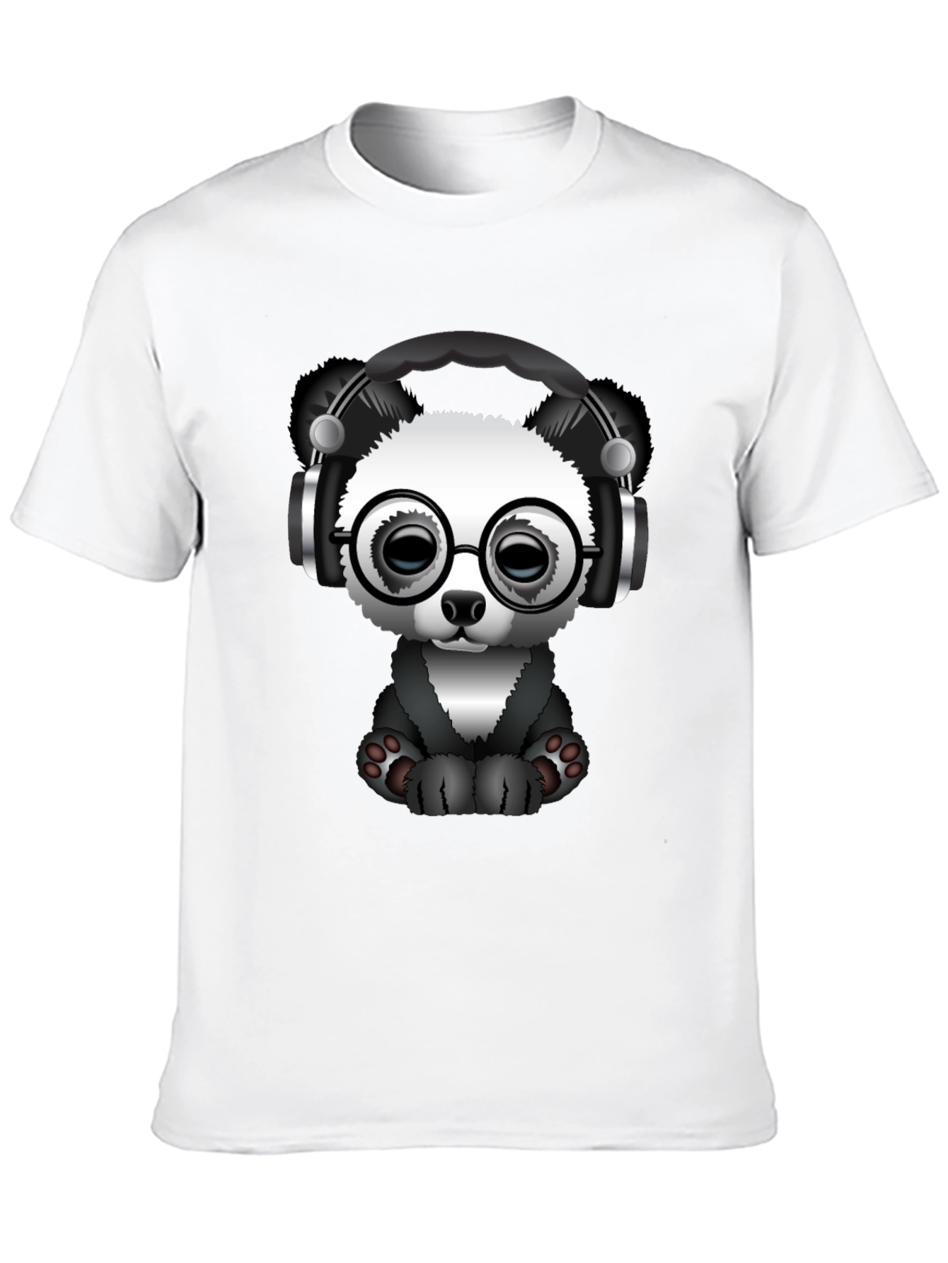 Cool Panda T-Shirt - Black Tee with Graphic