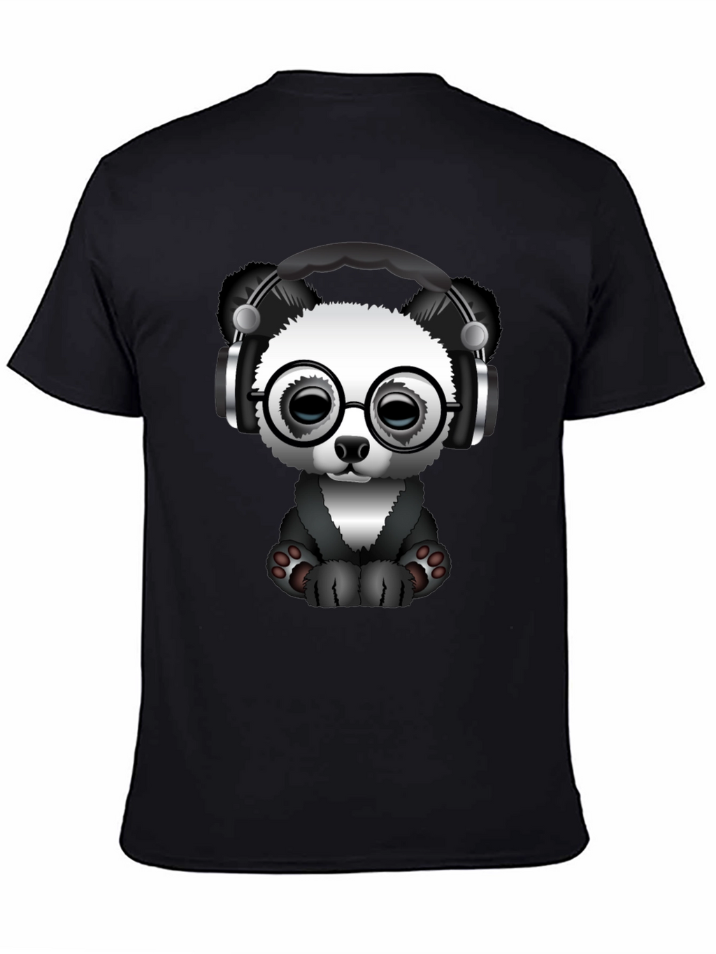 Cool Panda T-Shirt - Black Tee with Graphic