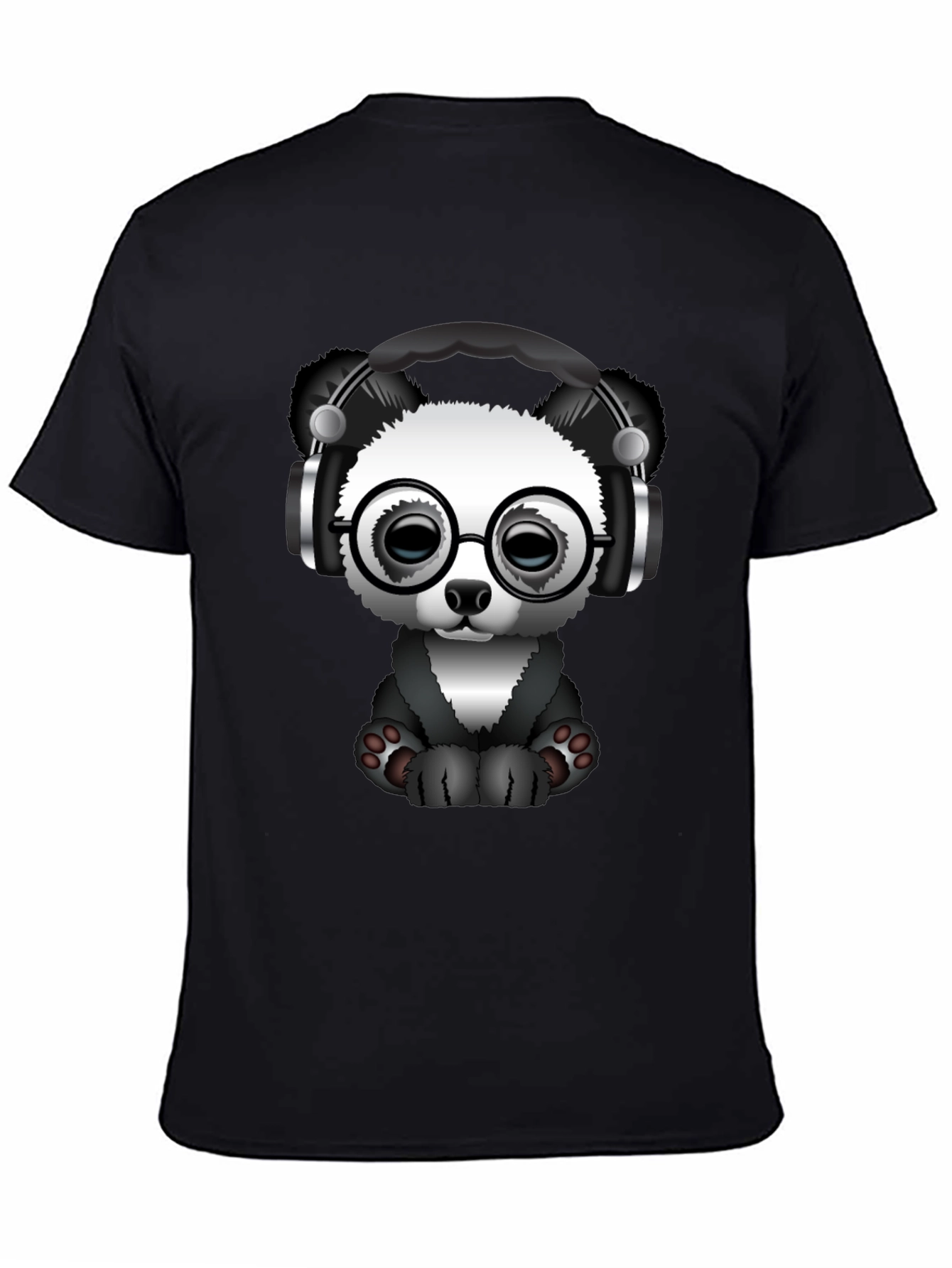 Cool Panda T-Shirt - Black Tee with Graphic