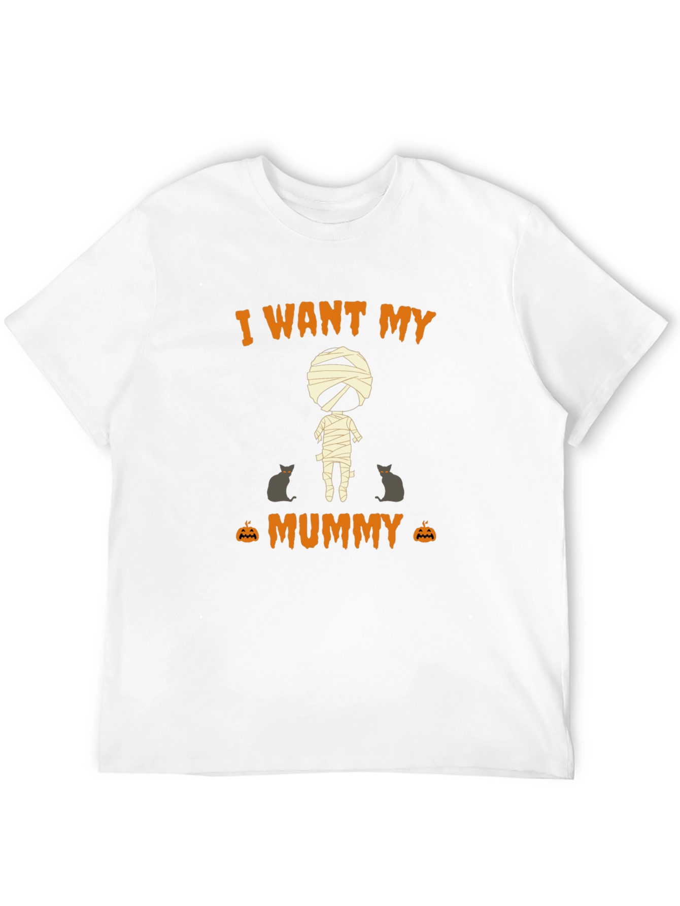 Halloween I Want My Mummy Graphic T-Shirt