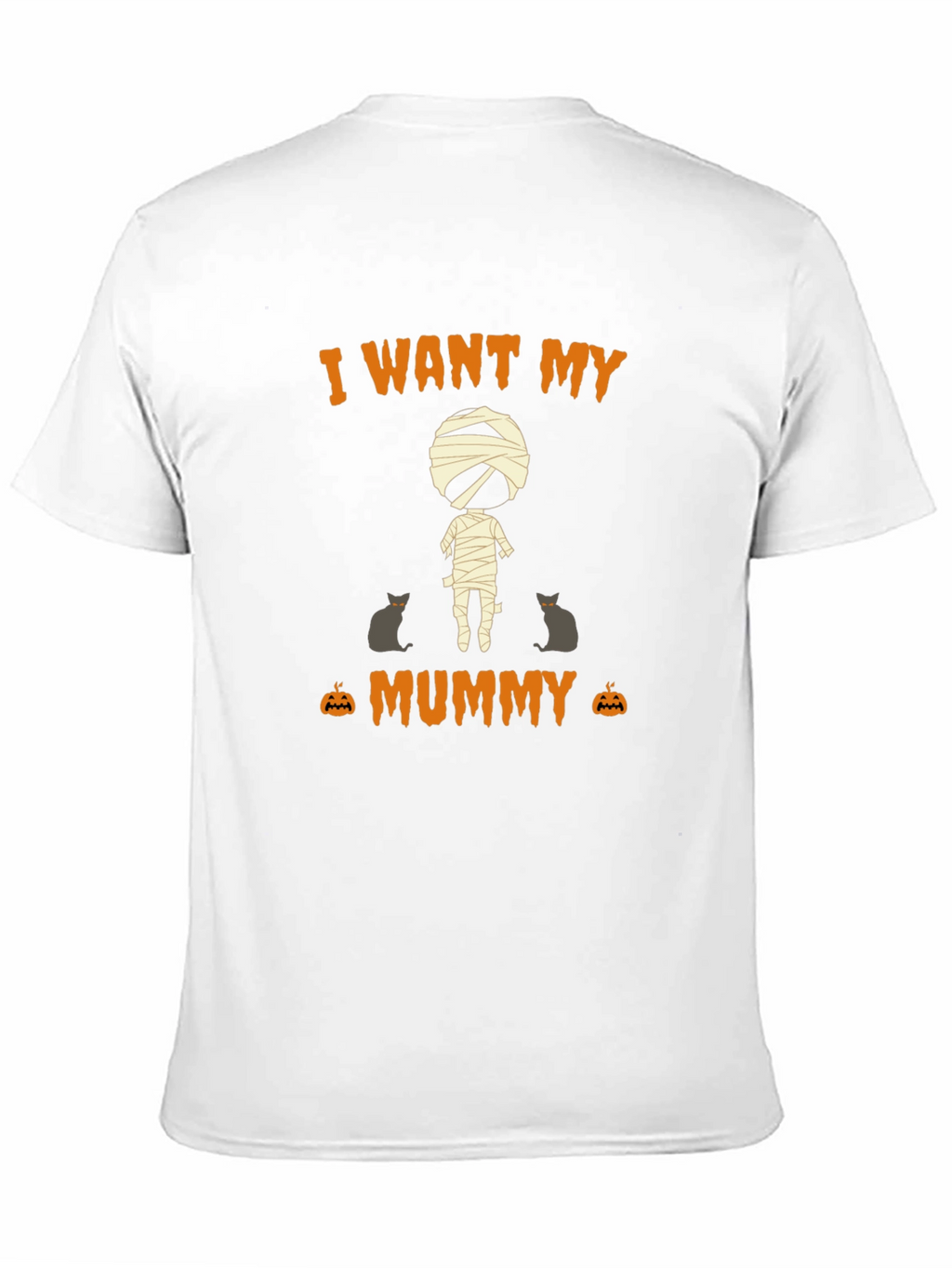 Halloween I Want My Mummy Graphic T-Shirt