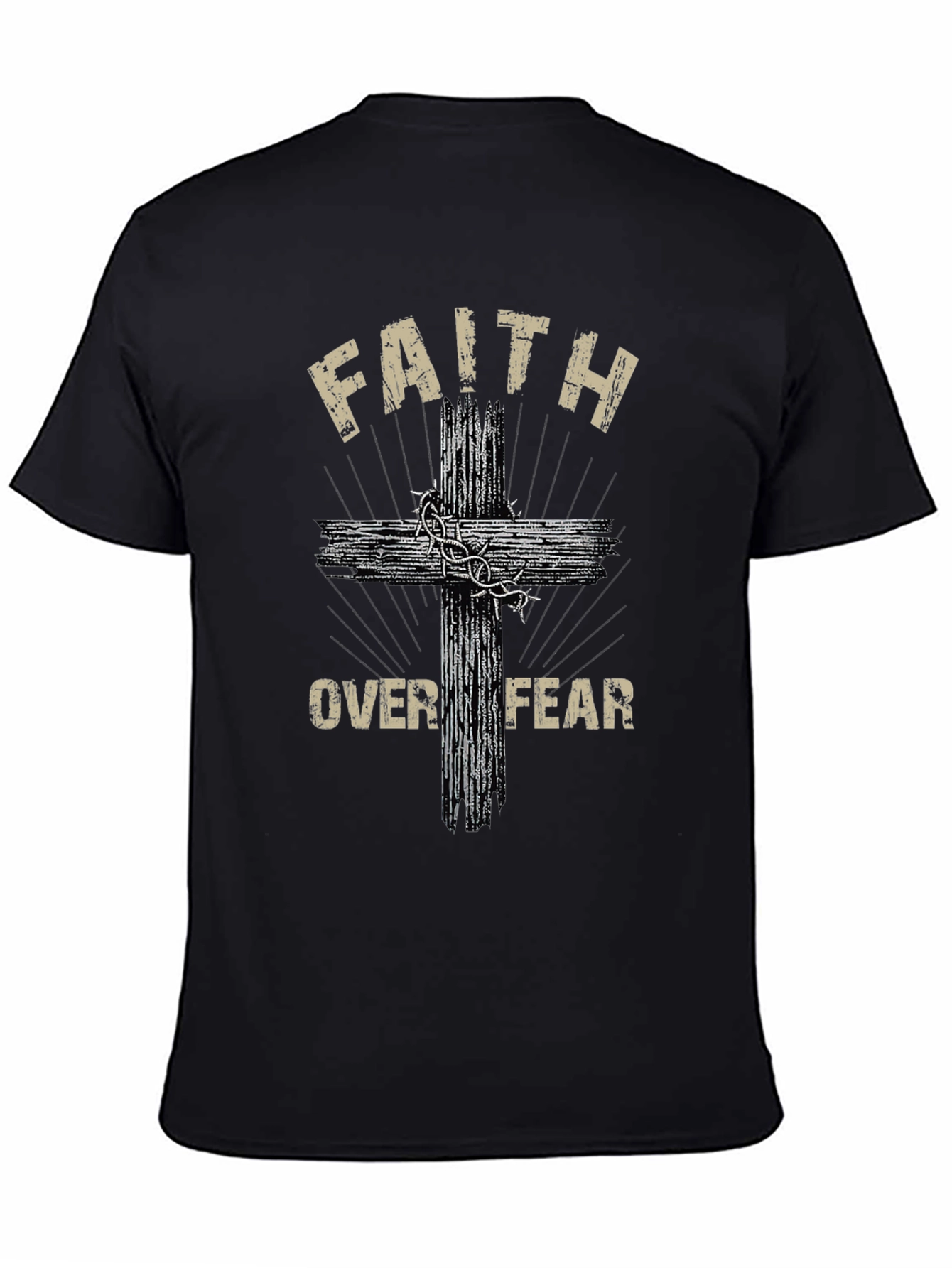 Faith Over Fear Graphic T-Shirt - Christian Apparel