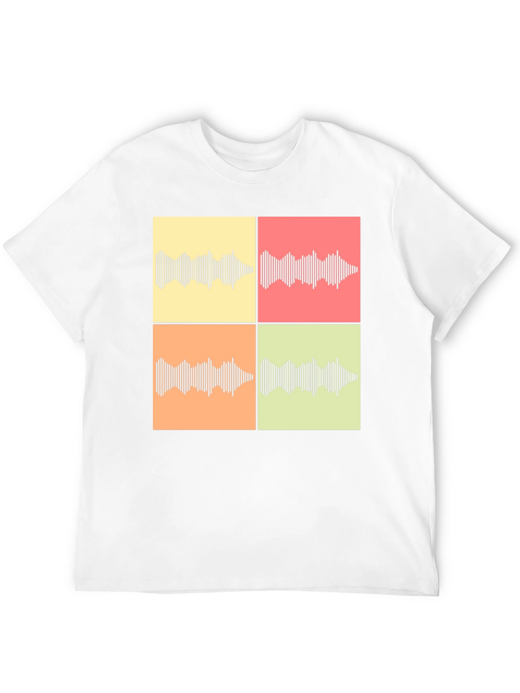 Retro Soundwave Graphic Tee - Black