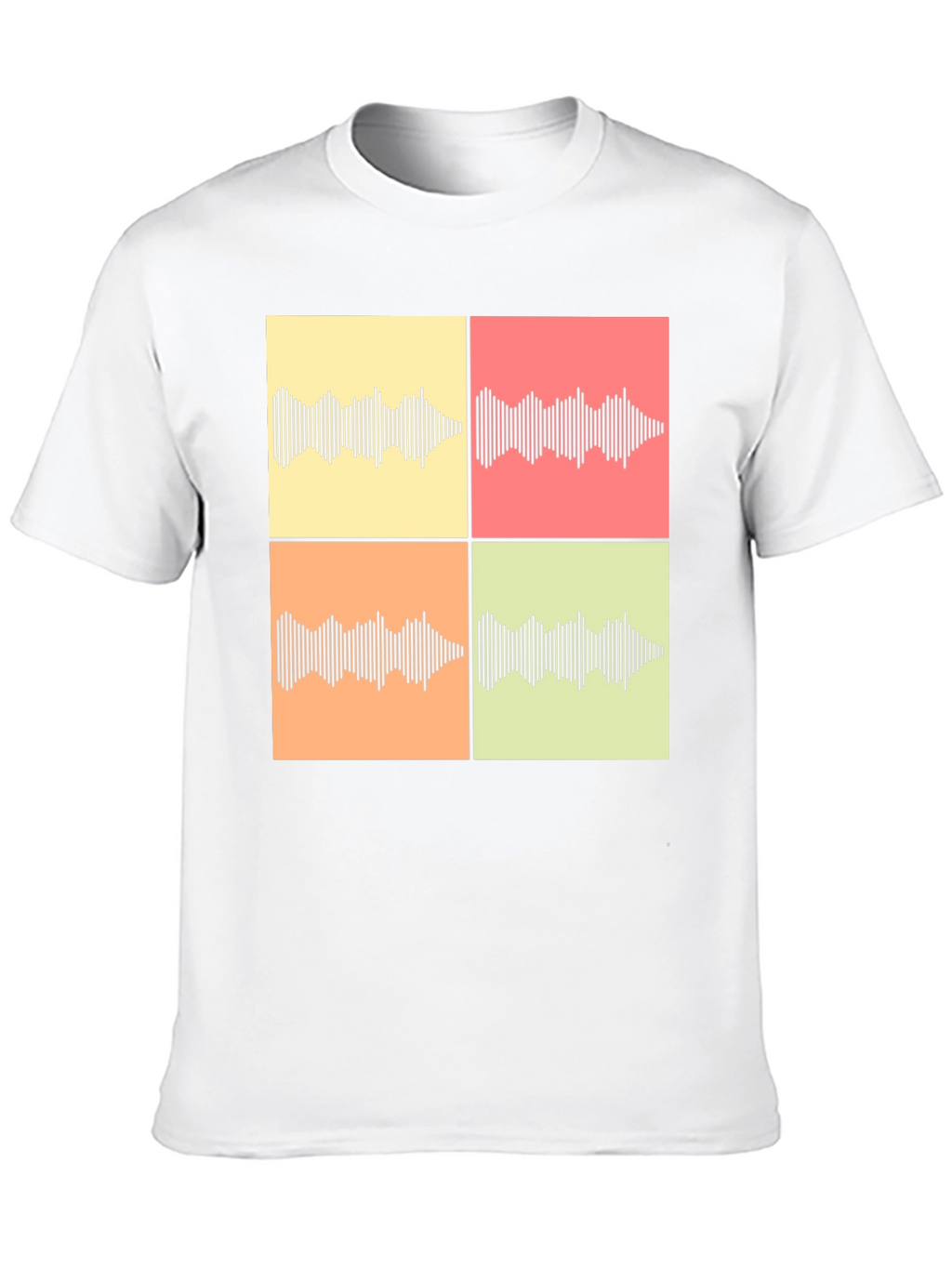 Retro Soundwave Graphic Tee - Black