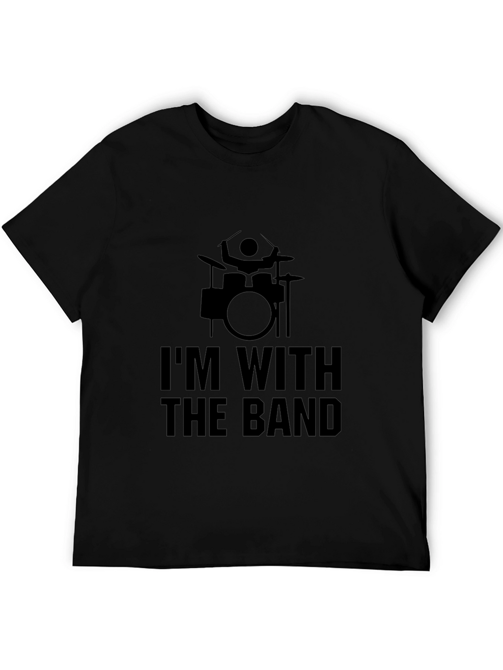 Im With The Band Drummer Graphic Tee