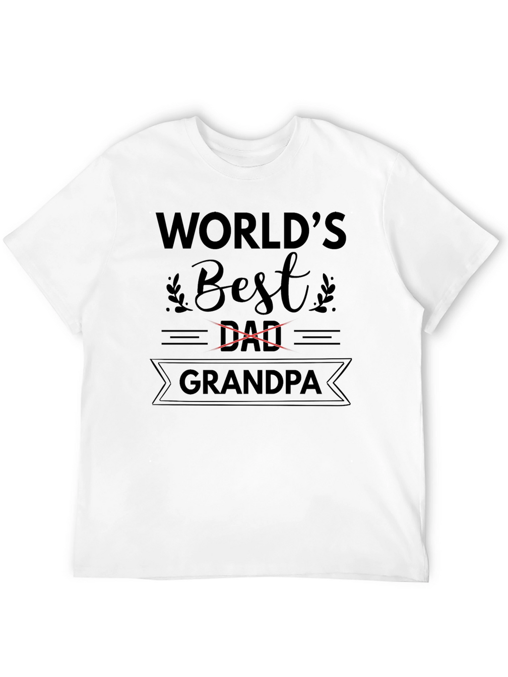 Worlds Best Grandpa T-Shirt - Black