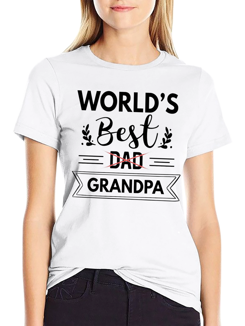 Worlds Best Grandpa T-Shirt - Black