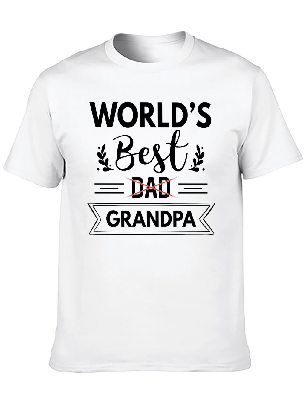 Worlds Best Grandpa T-Shirt - Black