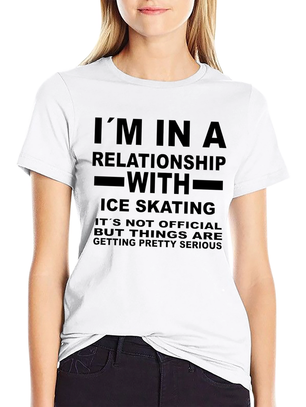 Im In a Relationship with Ice Skating T-Shirt