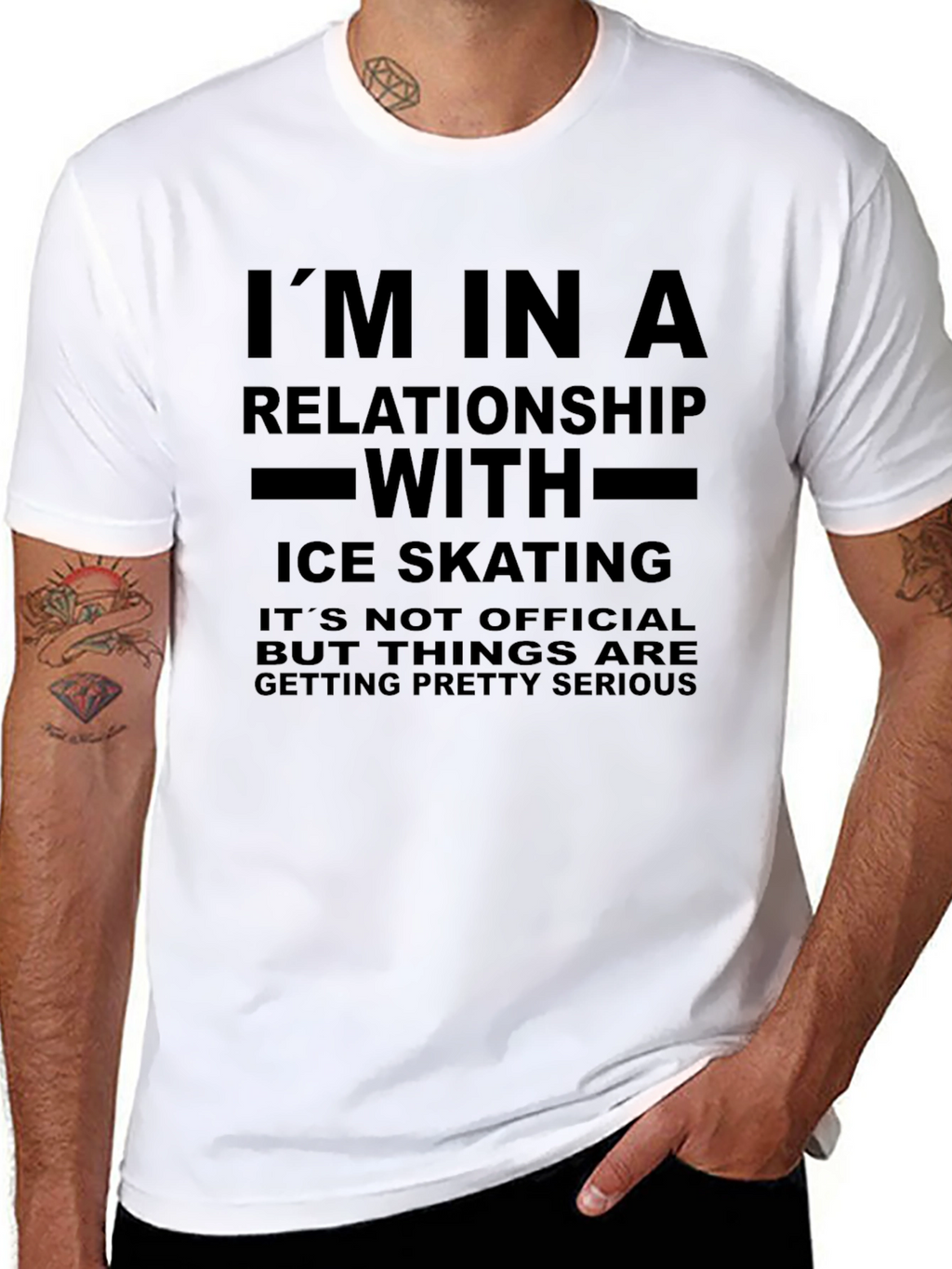 Im In a Relationship with Ice Skating T-Shirt