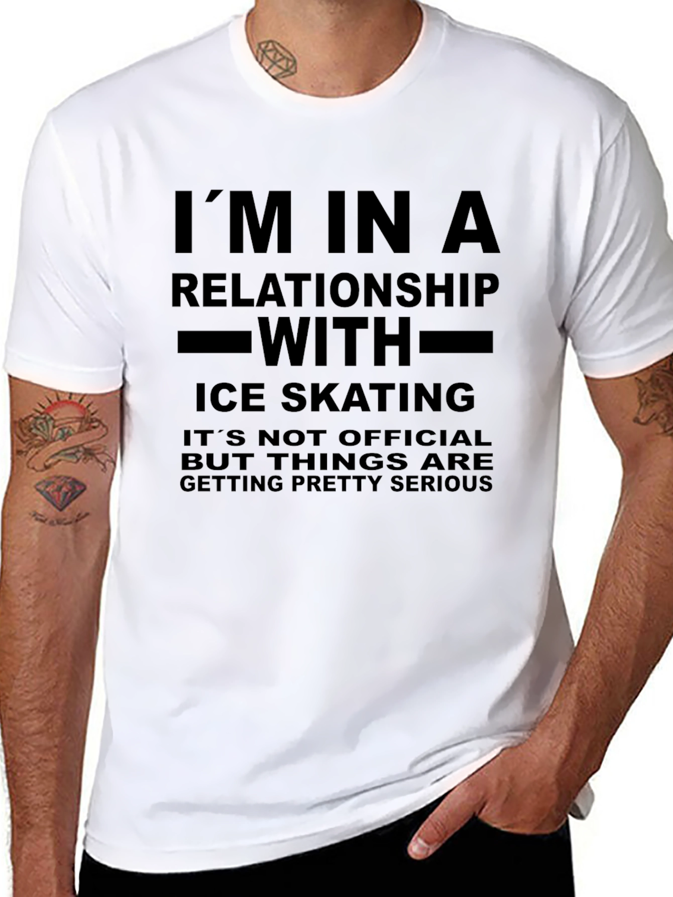 Im In a Relationship with Ice Skating T-Shirt