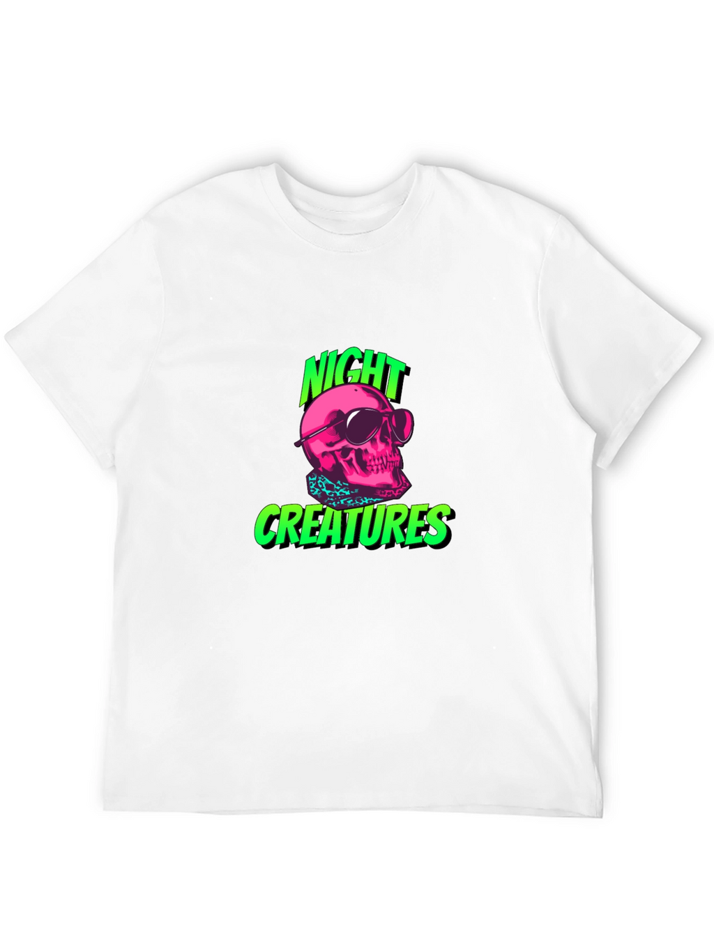 Night Creatures Skull Graphic T-Shirt