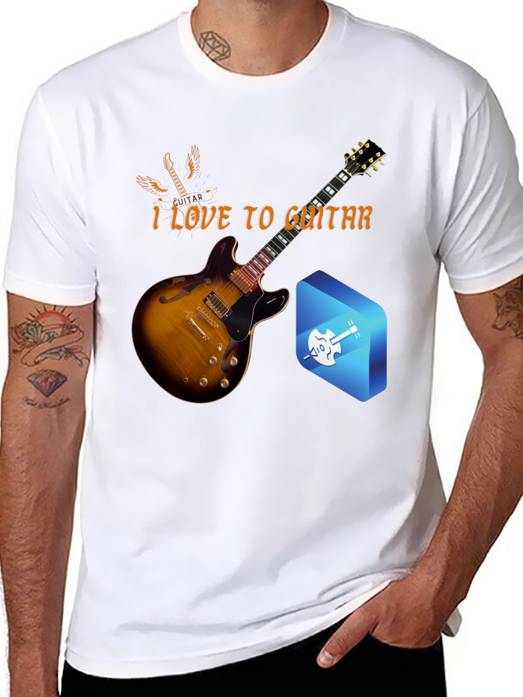 I Love to Guitar T-Shirt