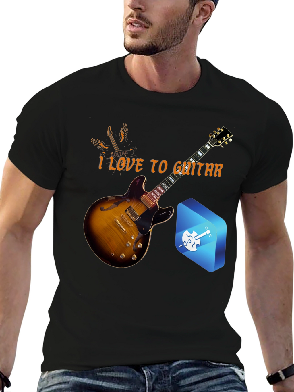 I Love to Guitar T-Shirt