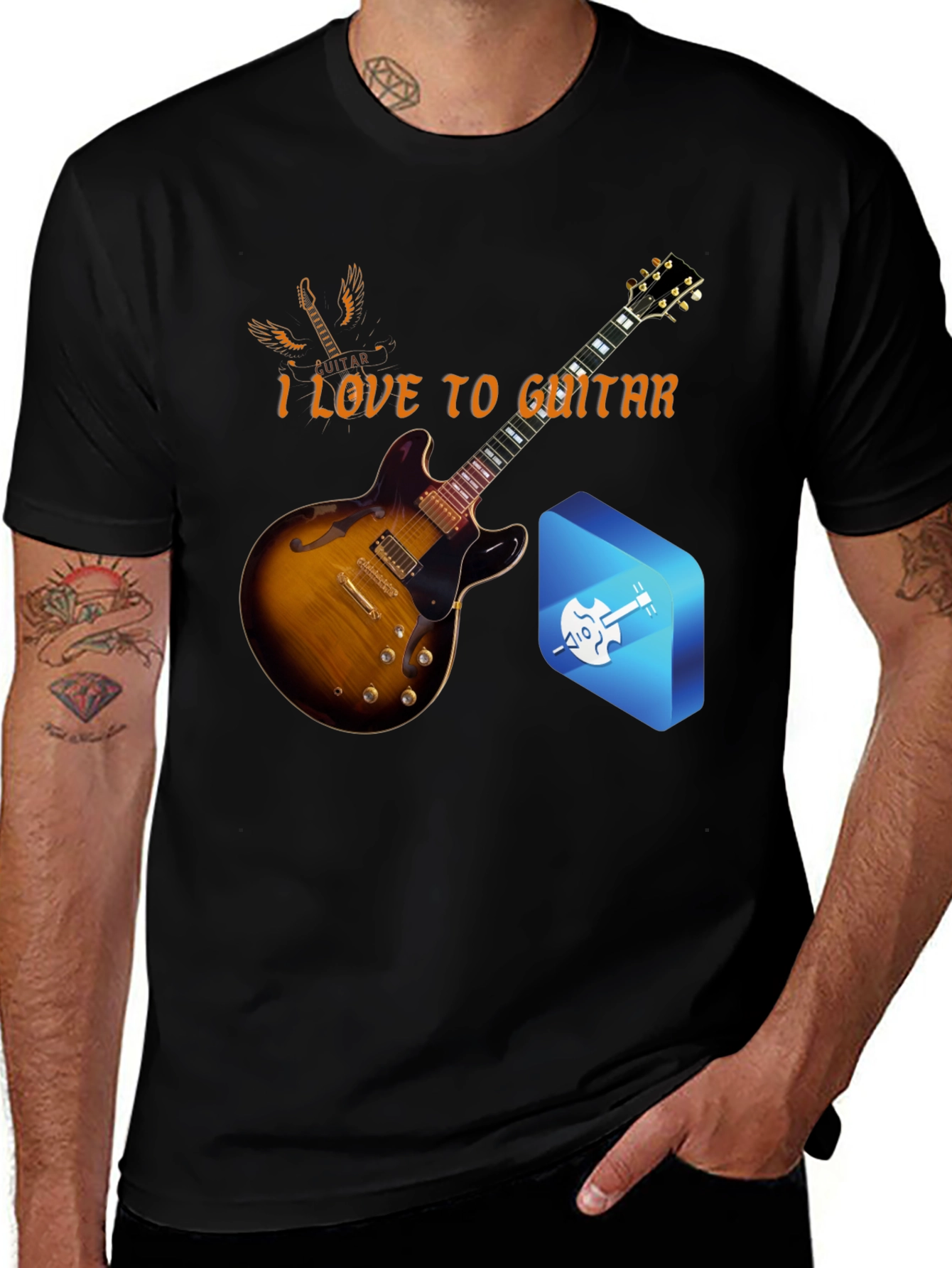 I Love to Guitar T-Shirt