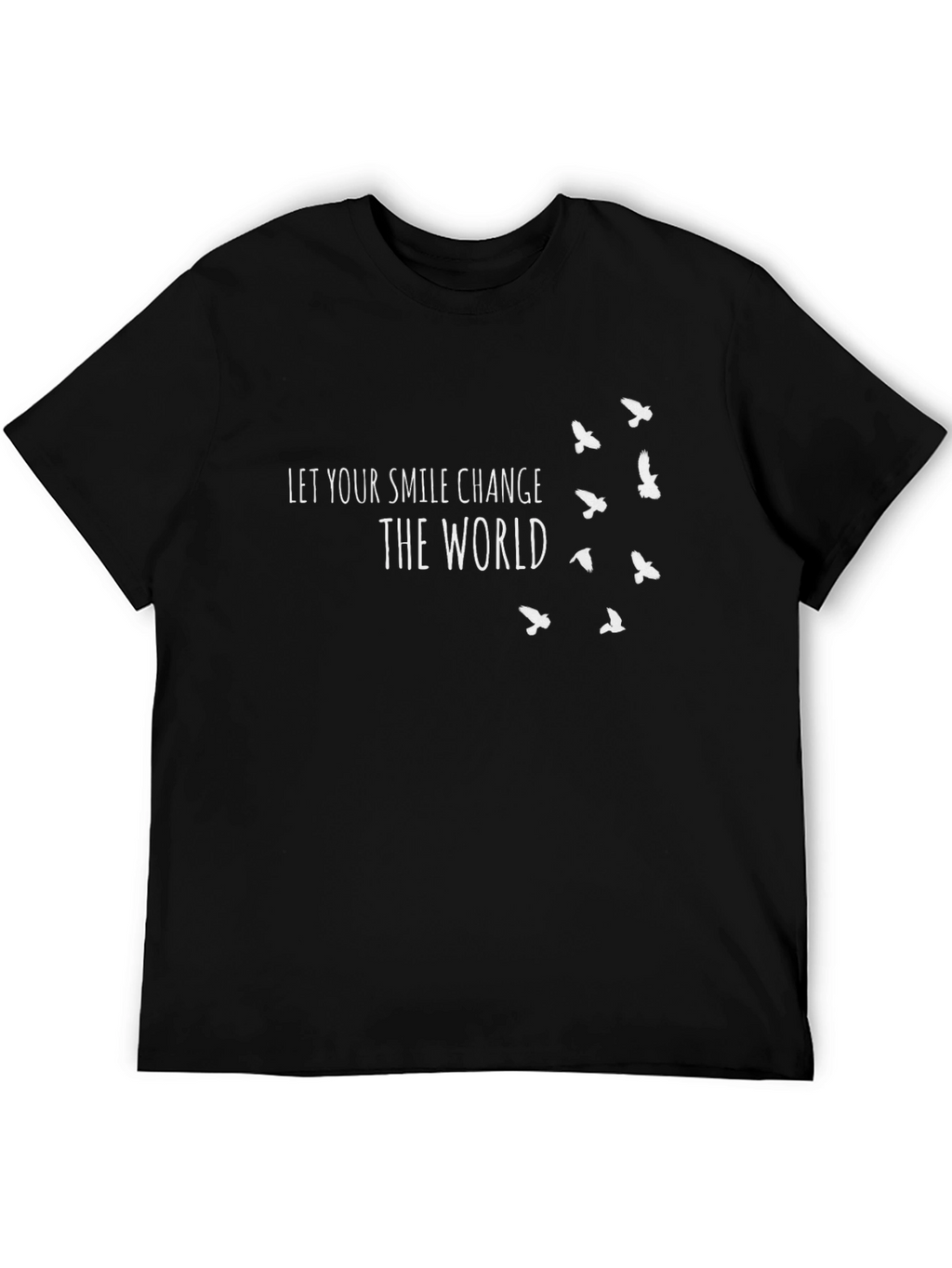 Inspirational Let Your Smile Graphic Tee