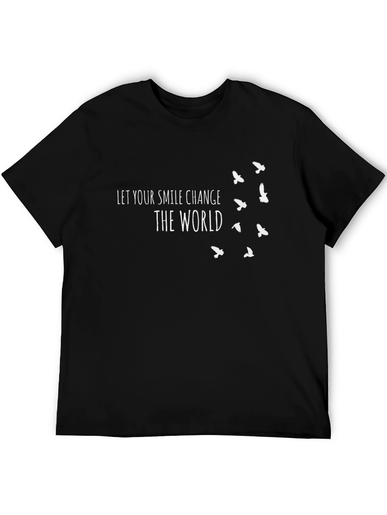 Inspirational Let Your Smile Graphic Tee