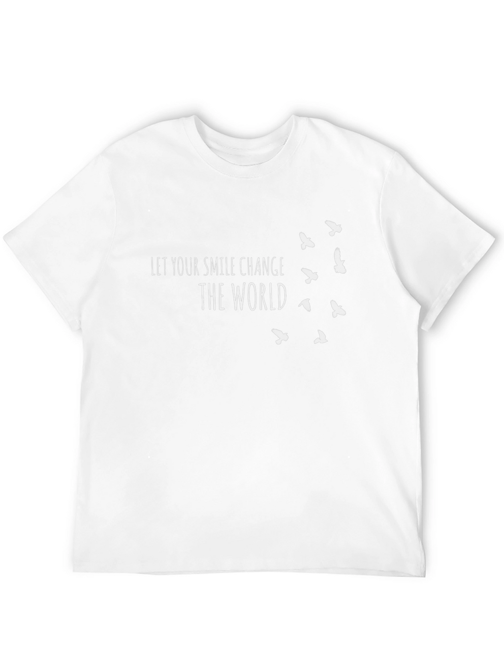 Inspirational Let Your Smile Graphic Tee