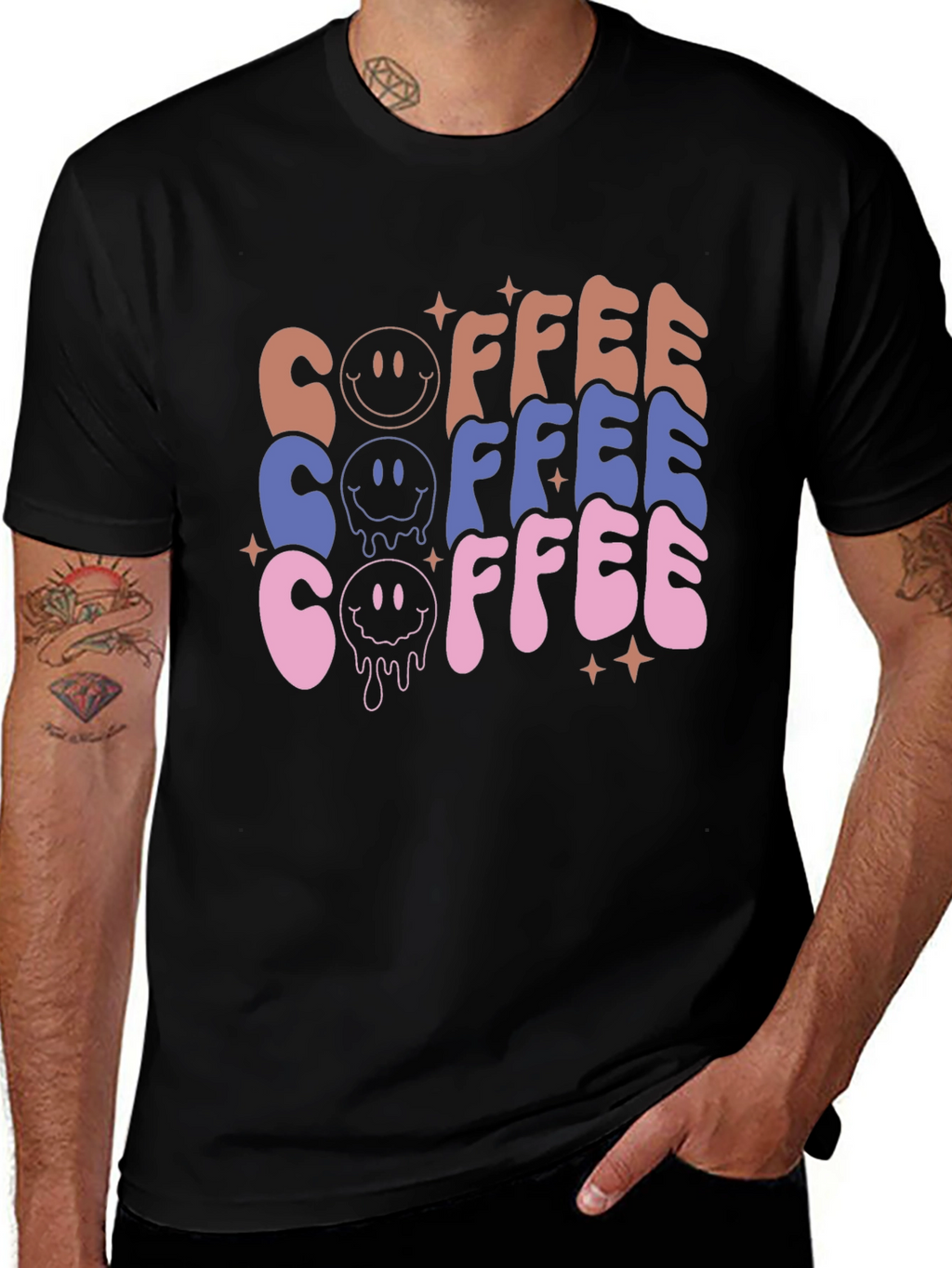 Retro Coffee Graphic Tee - Unisex Casual