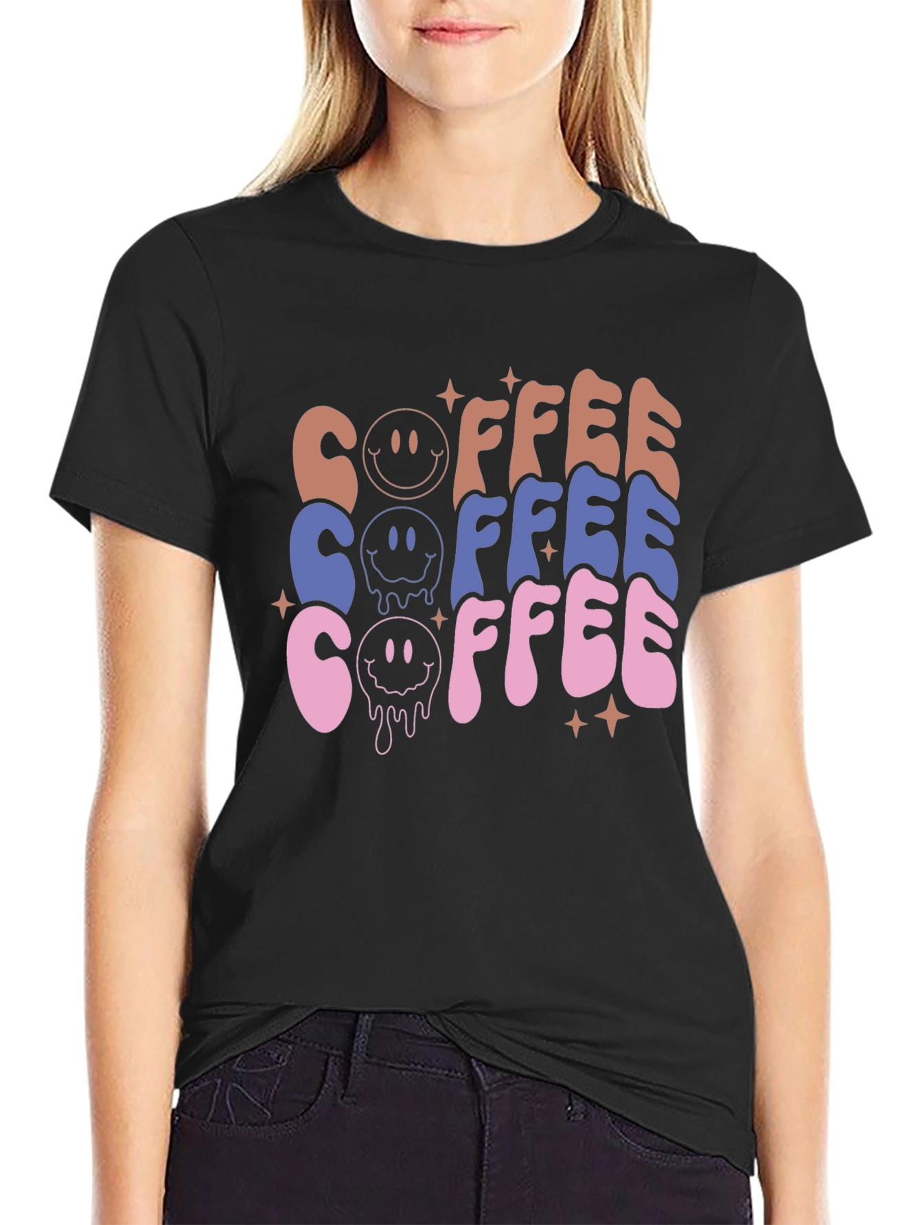 Retro Coffee Graphic Tee - Unisex Casual
