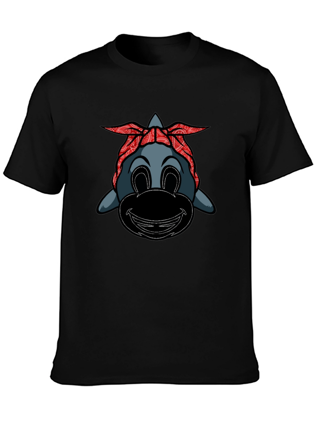 Cartoon Gangster Dolphin Graphic Tee