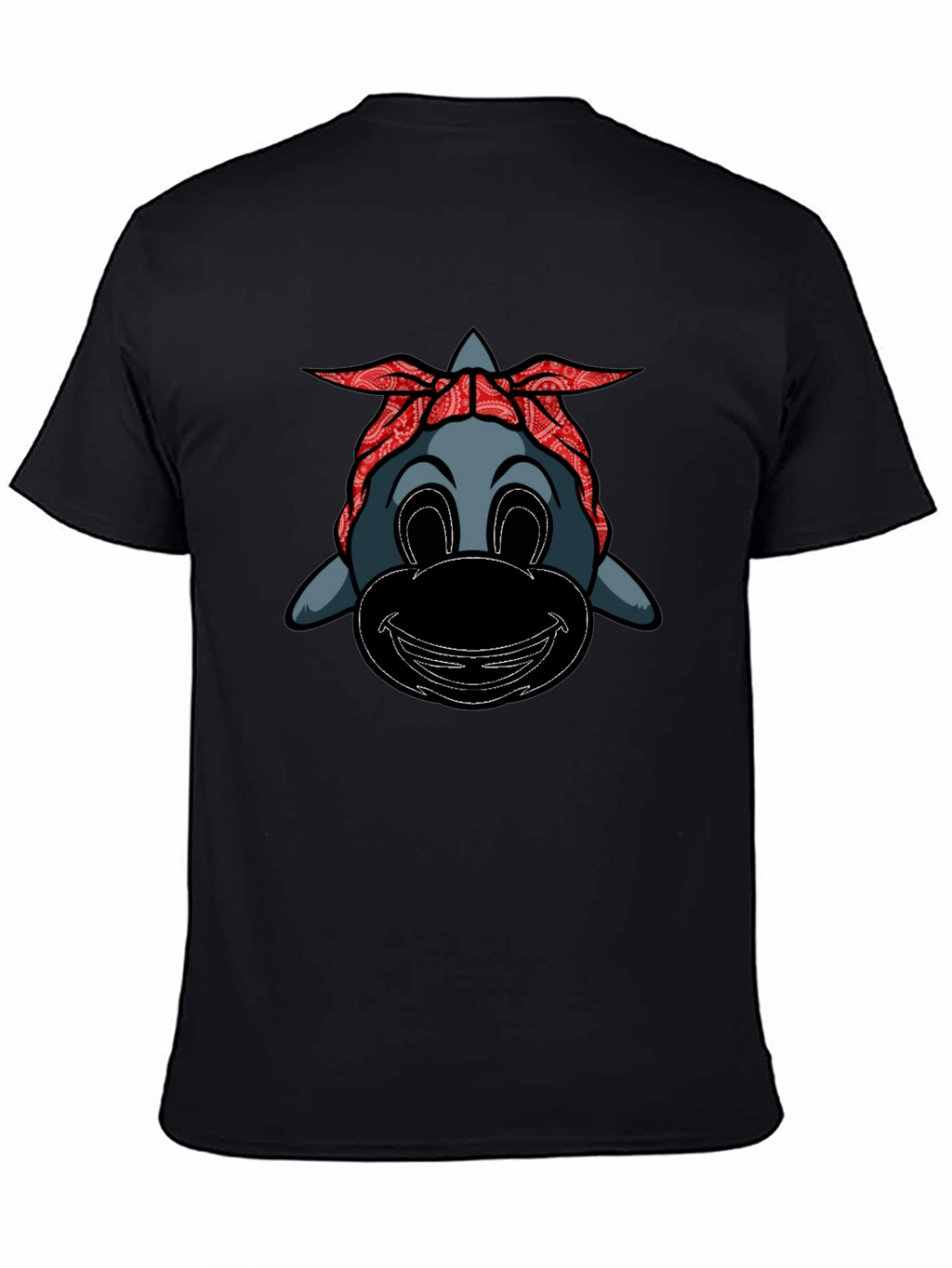 Cartoon Gangster Dolphin Graphic Tee