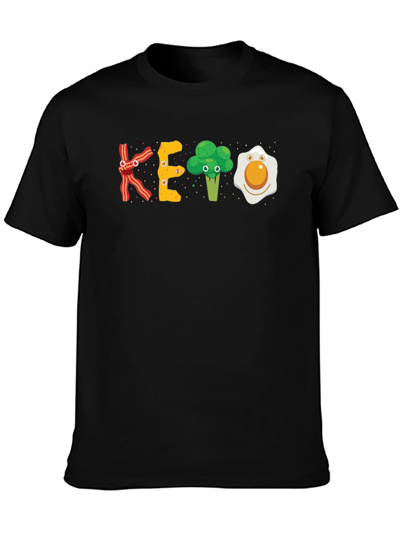 KETO T-Shirt Bacon Broccoli Egg Diet Tee