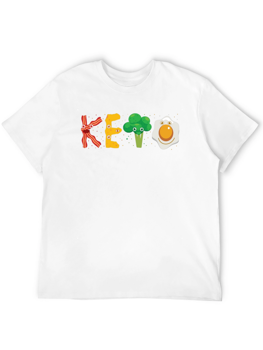 KETO T-Shirt Bacon Broccoli Egg Diet Tee