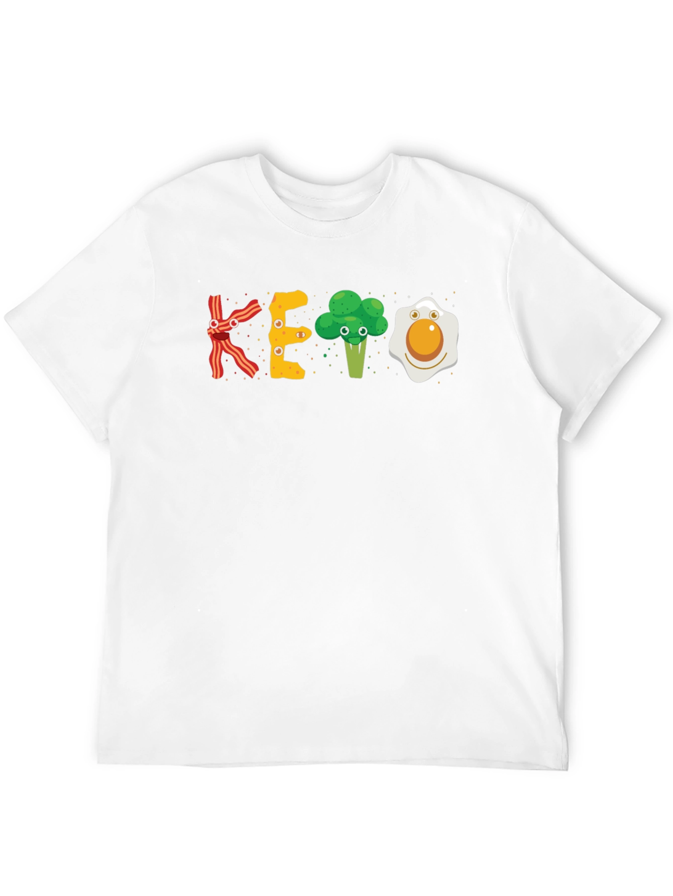 KETO T-Shirt Bacon Broccoli Egg Diet Tee