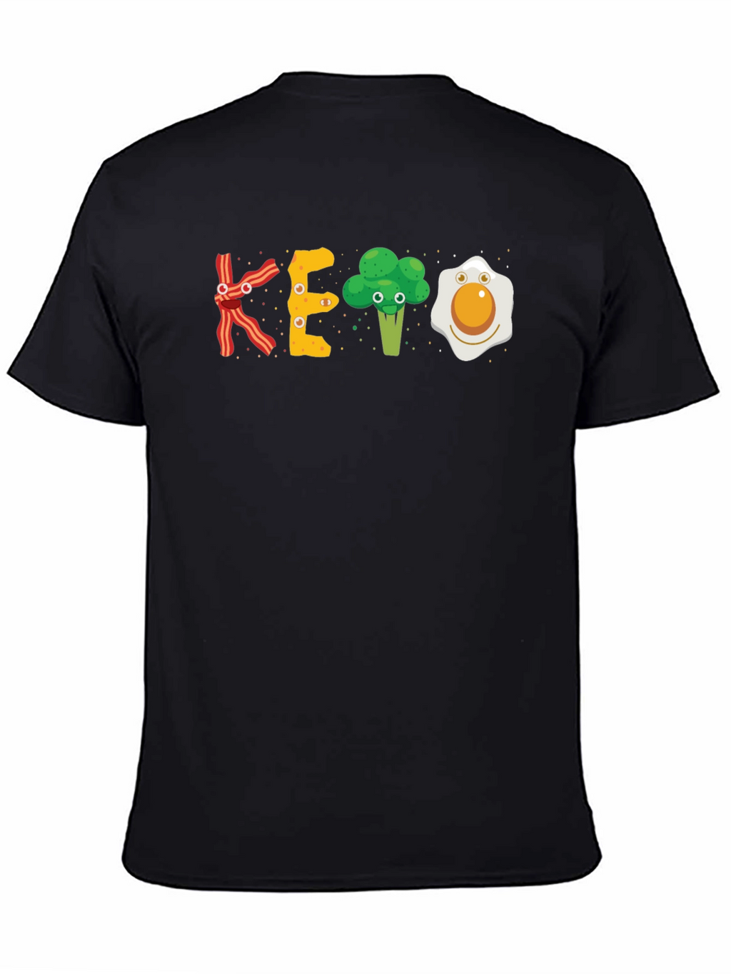 KETO T-Shirt Bacon Broccoli Egg Diet Tee