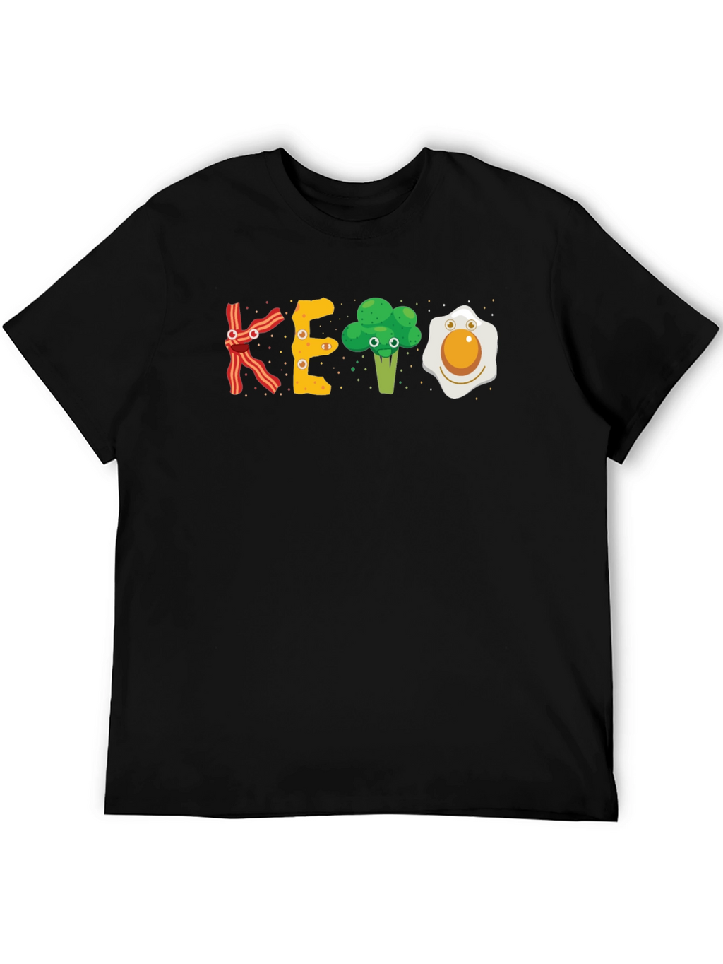KETO T-Shirt Bacon Broccoli Egg Diet Tee