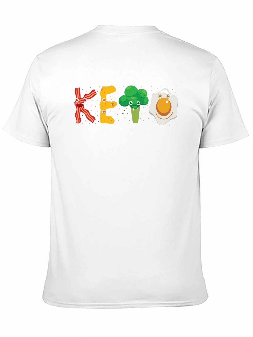 KETO T-Shirt Bacon Broccoli Egg Diet Tee
