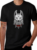 Muscular Dog Spiked Collar T-Shirt – Edgy Dog Lover Tee