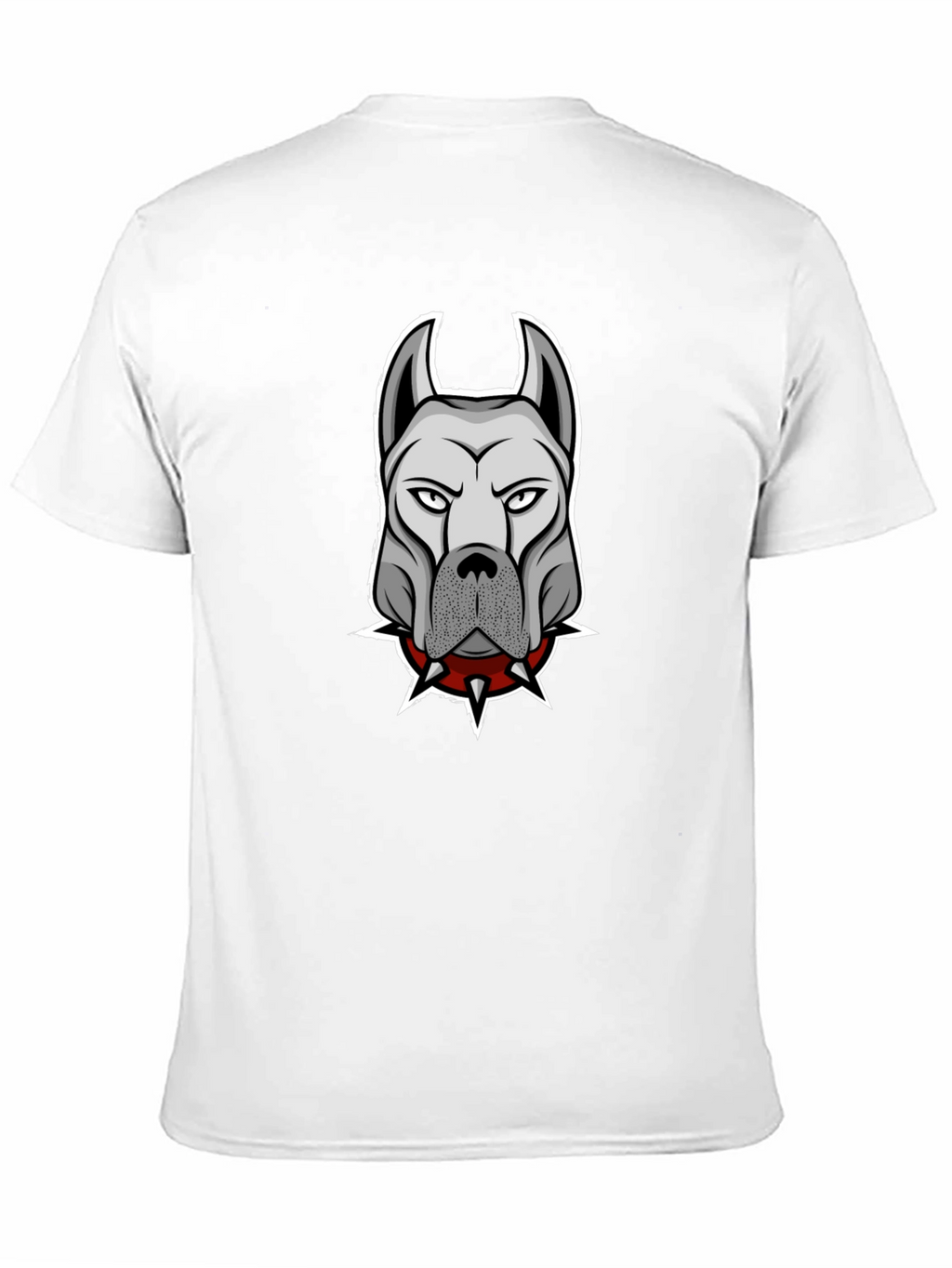 Muscular Dog Spiked Collar T-Shirt – Edgy Dog Lover Tee