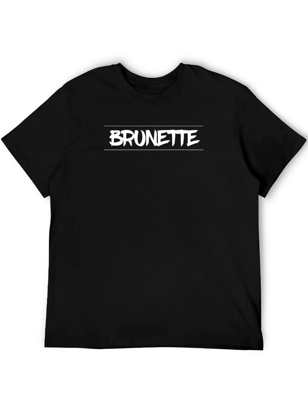Brunette Graphic Tee - Classic Black T-Shirt