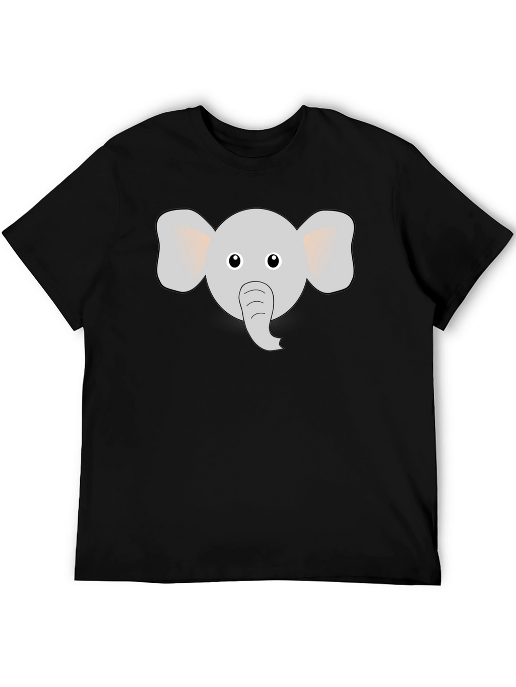 Cute Elephant Graphic Print Mens T-Shirt