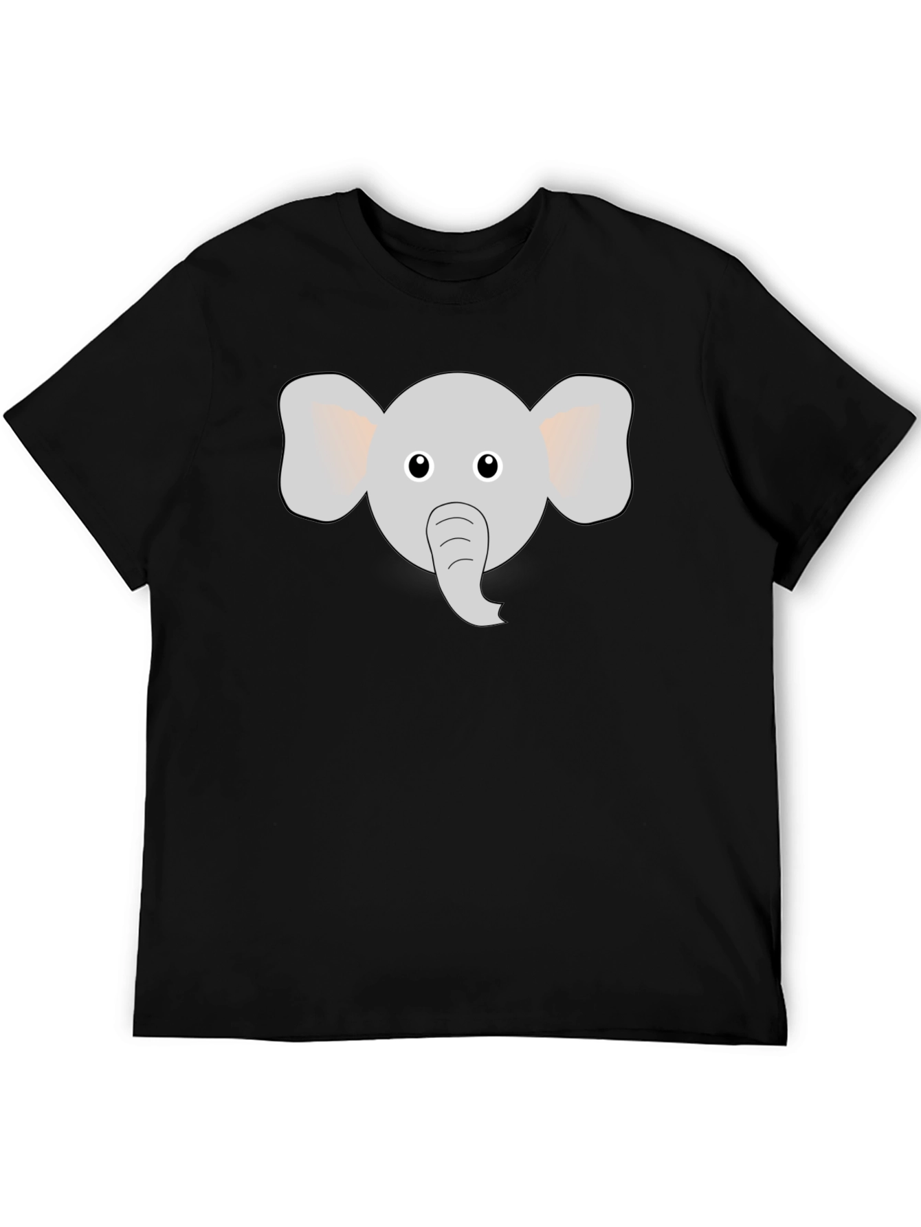 Cute Elephant Graphic Print Mens T-Shirt