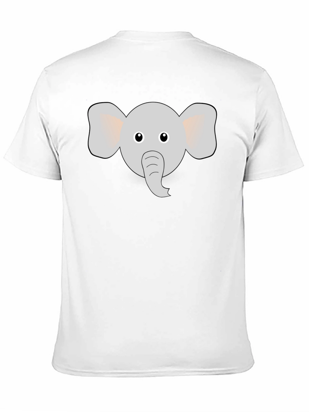 Cute Elephant Graphic Print Mens T-Shirt