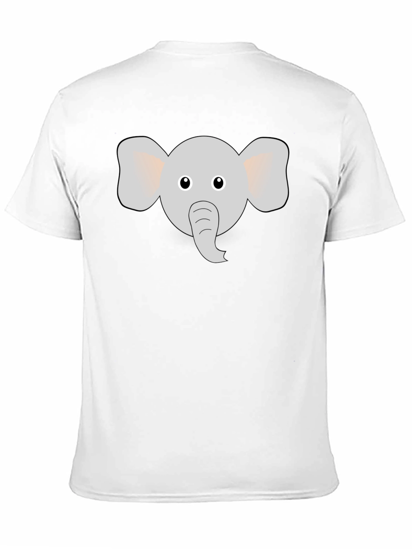 Cute Elephant Graphic Print Mens T-Shirt
