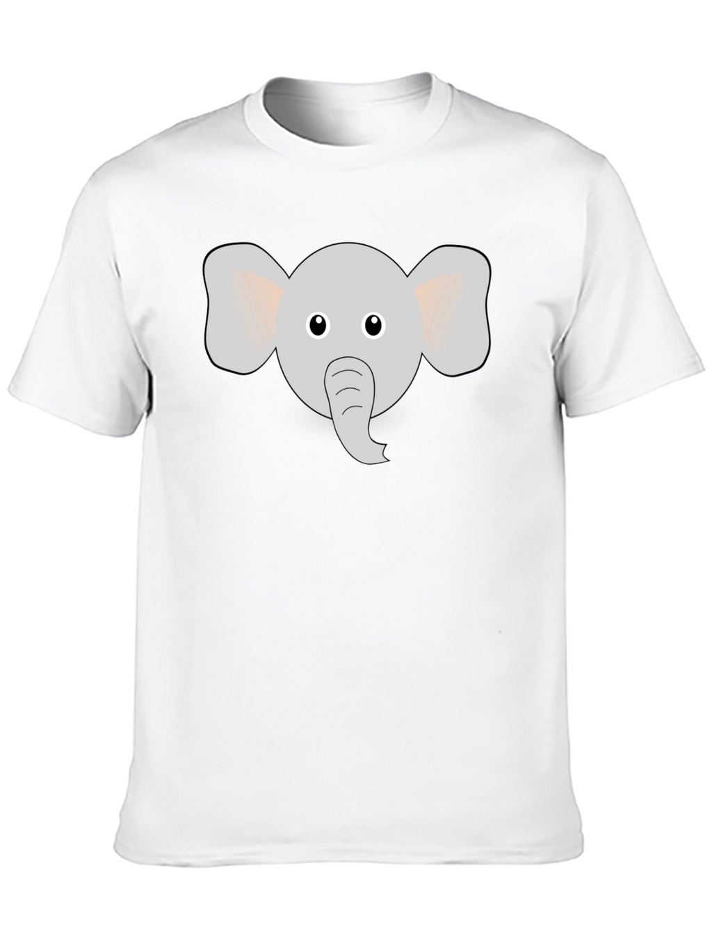 Cute Elephant Graphic Print Mens T-Shirt